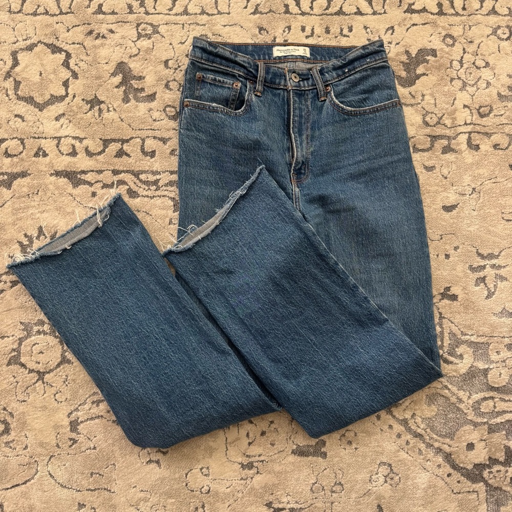Abercrombie & Fitch High Rise Blue Jeans